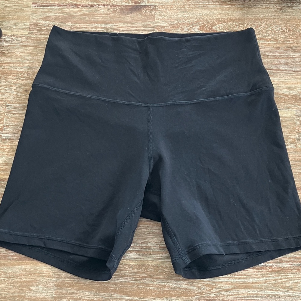Women's Black High-Waisted Shorts